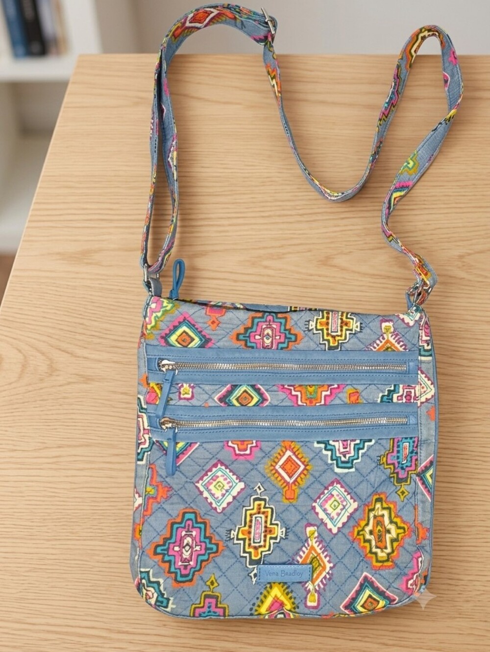 Vera Bradley Painted Medallion Quilted Crossbody Bag